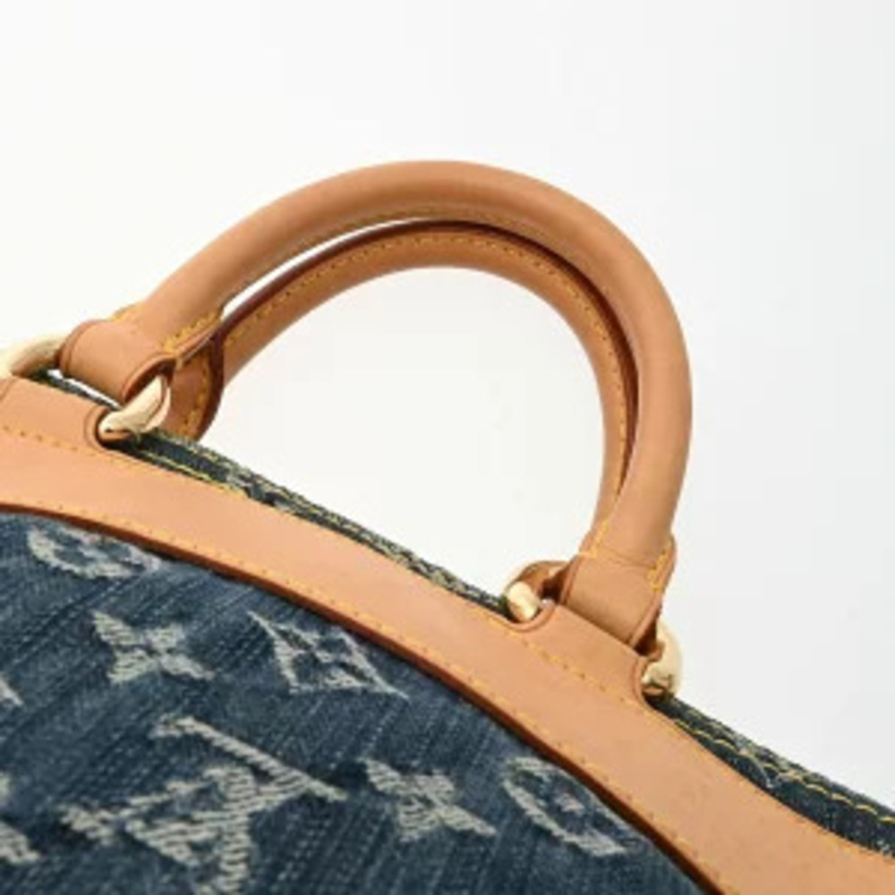 Louis Vuitton Monogram Neo Speedy Blue Denim Handbag - Picture 4 of 7